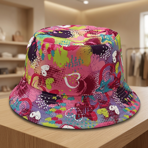 Sombrero de Pescador Landfond con Diseño Creativo de Hongo y Dibujos Animados, Estilo Europeo-Americano, Unisex, Transpirable, para Verano y Actividades al Aire Libre - Product Image 3
