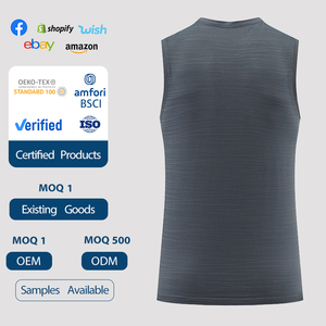 Nuovo gilet da <span class=keywords><strong>uomo</strong></span> morbido e leggero traspirante ampio canottiera da basket per <span class=keywords><strong>uomo</strong></span> senza maniche t-shirt <span class=keywords><strong>sportive</strong></span> - Product Image 4