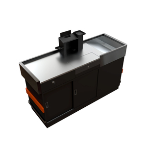 Highbright High Quality Durable Modern Design Multi-Compartment Checkout <b>Counter</b> with Aesthetic Appeal 900mm Height - Product Image 2