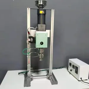 Sj25 extrusora mono vertical de laboratório, mini extrusora vertical de parafuso único para extrusora de laboratório