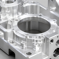 Pièces en alliage d'aluminium usinées CNC de haute précision 5 axes, service de tournage et de fraisage, composants prototypes personnalisés OEM ODM