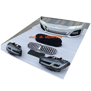 Kit carrosserie amélioré M5 g30 pour <span class=keywords><strong>BMW</strong></span> G30 <span class=keywords><strong>série</strong></span> <span class=keywords><strong>5</strong></span> G38 m5 2018-2021 Kit carrosserie G30 pare-chocs avant jupe latérale calandre pare-chocs arrière - Product Image 4