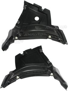 การเปลี่ยนคู่สำหรับ Audi A6 C7 2012-15 / S6 2013-15บังโคลนหน้าบังโคลนป้องกันกระเซ็น4G0853888C AU1243100 4G0853887C - Product Image 2