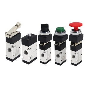 Vanne manuelle pneumatique à deux positions et trois voies MV32, port 1/4 pouce, vanne de commande d'air pour usage industriel - Product Image 1