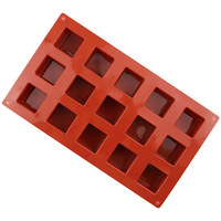 Chine fabricant prix d'usine carré Silicone glaçon et chocolat moule gâteau outils