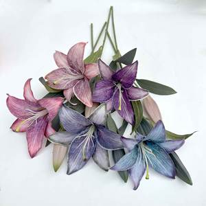 زهور النحل الصناعية GM الزهور الرمادية الكلاسيكية حرير النحل ديكور المنزل ديكور الزينة الداخلية زهور النمر النحل ديكور الترتيب - Product Image 6