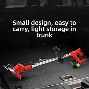 Tondeuse à <span class=keywords><strong>gazon</strong></span> sans fil à batterie lithium rechargeable pour usage domestique, idéale pour la tonte et le désherbage du jardin, tondeuse à <span class=keywords><strong>gazon</strong></span> électrique - Product Image 4