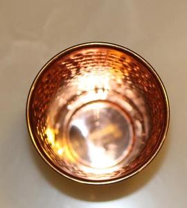 Taza y vaso de cobre brillante martillado personalizado para decoración de utensilios de cocina y accesorios de bar a precio minorista al por mayor - Product Image 3