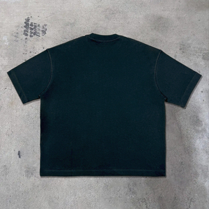   เสื้อยืดแฟชั่นผู้ชาย คอตตอน หนัก 230 กรัม ทรงหลวม ไหล่ตก คอเต่าแบบสั่งทำพิเศษ ไซส์ใหญ่  ไม่มีลาย - Product Image 2