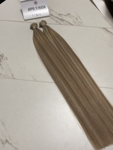 ผมต่อแบบ I-Tip ผมแท้ เวอร์จิ้น เรมี่ ผมตรง สีดำธรรมชาติ ไม่หลุดร่วง สำหรับผู้หญิง ใช้ในร้านเสริมสวย - Product Image 3