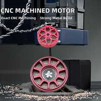 Capot de moteur en aluminium usiné CNC pour moyeu de robotique sans balais