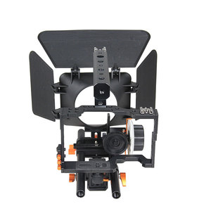 Kit de cage pour appareil photo YELANGU pour DSLR avec bras réglable Follow Focus, support en alliage d'aluminium, support orange - Product Image 1