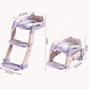 Siège de toilette pliable 3-en-1 pour enfants, style dessin animé, avec marchepied et <span class=keywords><strong>pot</strong></span> intégré, pour garçons et filles - Product Image 6