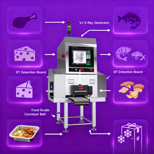 Büyük paketler için gıda <span class=keywords><strong>X</strong></span> <span class=keywords><strong>Ray</strong></span> Metal dedektör makinesi ekonomik Xray muayene sistemi - Product Image 1