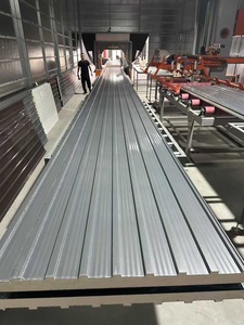 <span class=keywords><strong>Panel</strong></span> de Techo Sándwich de Aluminio y PU al por Mayor de Fábrica, Lámina Metálica Aislante Térmica para Techos con Patrón Gran Muralla - Product Image 3