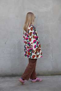 Designer Collection Suzani Malty Color Floral Embroidered Finished Button Autumn <b>Winter</b> <b>Quilted</b> Cotton Eco-Friendly Long Sleeve - Product Image 2