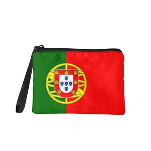 Pochette zippée personnalisée avec drapeau de la <span class=keywords><strong>Tunisie</strong></span>, sac à main, porte-monnaie, sac portable pour femmes et hommes, cadeau à bas prix, vente en gros d'usine - Product Image 6