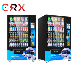 Máquina expendedora combinada para alimentos y bebidas con lector de tarjetas de pantalla táctil Cambio de pago en efectivo de monedas - Product Image 5