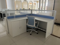 Poste de travail modulaire pour centre d'appels, cloison de bureau pour 2/4/6 personnes, poste de travail cubique moderne