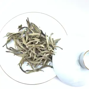 Penjualan terbaru harga pabrik produsen teh Bai Hao Yin Zhen kuncup murni jarum perak putih teh putih