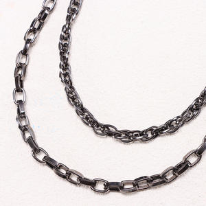 European And American Hip Hop Double Layer Metal Waist <b>Chain</b> Gunmetal <b>Cross</b> Pendant Punk Style Pants <b>Chain</b> For Men Women - Product Image 4