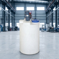 Système de dosage industriel compact certifié CE ISO pour poudre sèche et liquide, avec pompe doseuse et contrôle de niveau automatique (PAC, PAM)