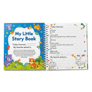 XJY fil reliure coloré bébé Jounals enfants livres anglais histoire relié impression <span class=keywords><strong>livret</strong></span> - Product Image 3