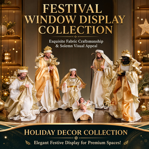 Offre Spéciale : Ensemble de Crèche Artisanale en Résine 6 Pièces – Sainte Famille et <span class=keywords><strong>les</strong></span> Trois <span class=keywords><strong>Rois</strong></span> Magiques – Sculpture Décorative de Noël pour Église et Maison - Product Image 4