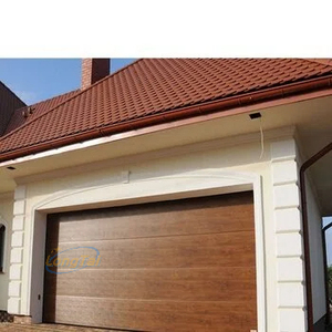 <span class=keywords><strong>Porte</strong></span> <span class=keywords><strong>de</strong></span> <span class=keywords><strong>garage</strong></span> en aluminium anti-décapage LONG TAI avec placage en bois massif intégré, longue durée <span class=keywords><strong>de</strong></span> vie, pour villa extérieure - Product Image 4