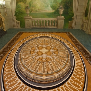 Thương mại 80% len 20% nylon khách sạn thảm mô hình tùy chỉnh axminster tường để Tường Phòng Ngủ hành lang thảm - Product Image 2