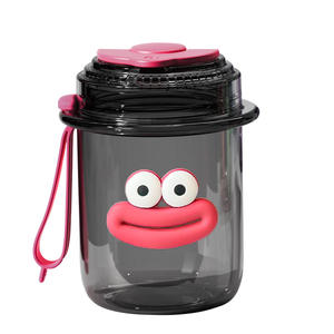 Verão New High-Appearance Nível Grande Capacidade Garrafa De Água Cor Sólida PC Plastic Cup para Estudantes Esportes Ao Ar Livre para Ginásio Uso - Product Image 1