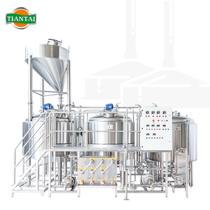 Équipement de micro-brasserie à vapeur de 1000L 10HL à 3 cuves à vendre - Product Image 1