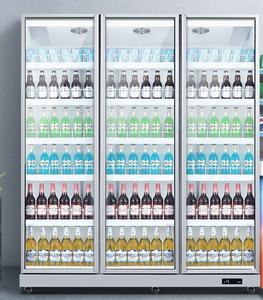 Refrigerador vertical de tres puertas para <span class=keywords><strong>supermercado</strong></span>, con ruedas, frezzer - Product Image 3