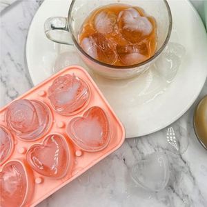 Bac à glaçons en forme de fleur et de cœur, 100 % plastique de qualité alimentaire, résistant au congélateur, pour cocktails, boissons - Product Image 4