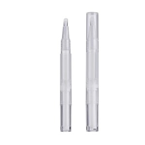 Conteneur d'huile pour cuticules personnalisé avec logo, 3 ml, 5 ml, emballage cosmétique transparent vide, soin des ongles, stylo à visser avec pinceau - Product Image 1