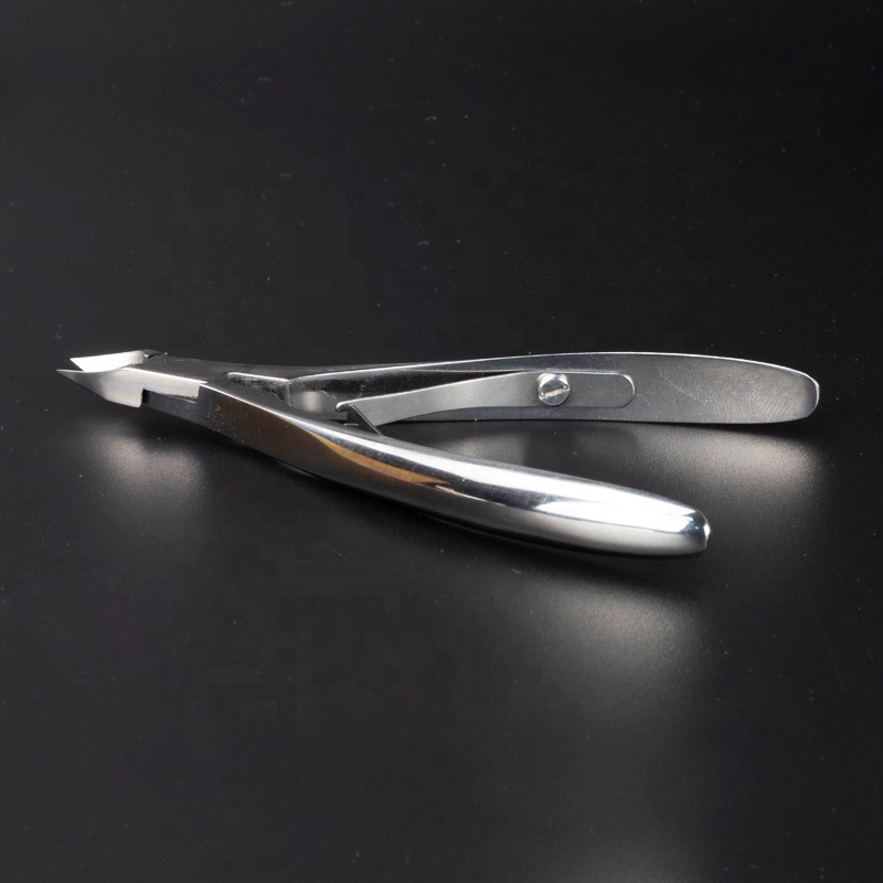 Двойная пружина, высокая зеркальная поверхность, 4 мм, режущие губки, 12 дюймов, крепкий острый маникюр, кутикула, щипцы для ногтей, профессиональная нержавеющая сталь