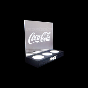 Customized Eco-friendly Acrylic LED Wine Liquor Bottle Glorifier Display for Advertising in Department Stores - Product Image 2