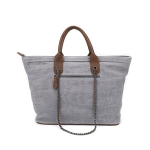 Sac fourre-tout vintage de haute qualité, grande capacité, en toile de coton, sac fourre-tout de créateur, sac à main de loisirs pour femmes, sac à bandoulière pour l'extérieur - Product Image 4