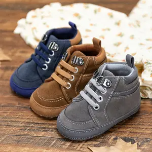 Mode Neugeborene Jungen Schuhe Säuglings schuhe für 1 Jahr alte weiche Sohle Krippe Schuhe Kleinkind First Walkers 0-18 Monate