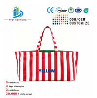 Sac fourre-tout en coton personnalisé en gros - Grand sac à poignée unique avec fermeture à bouton, recyclable, écologique, réutilisable, durable, pour le shopping