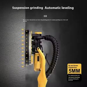 Levigatrice a cinghia a doppia lampada piegata elettrica per utensili levigatrice a palo lungo levigatrice a parete lucidatura fai da te carta vetrata per mastice portatile - Product Image 3
