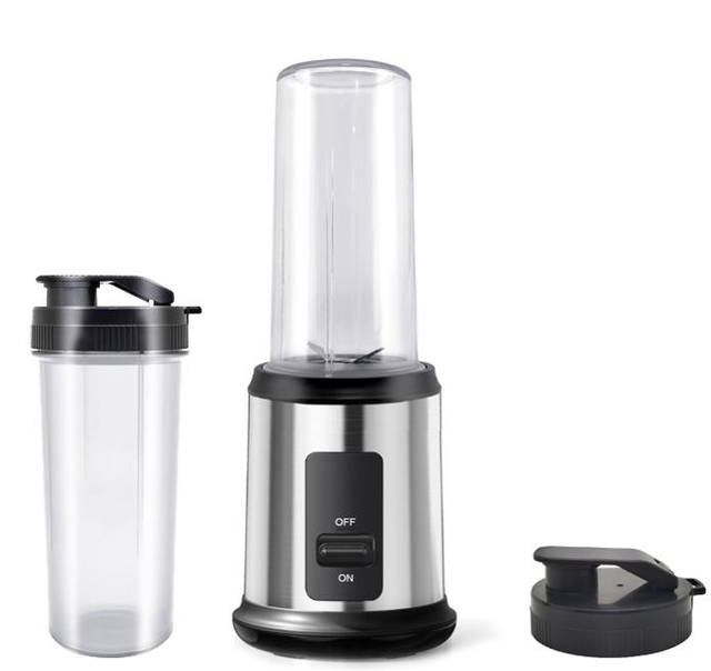 Portable Blender With 2pc 500ml Portable Cup Compact Personal Blender for Smoothies Shakes Stainless Steel Portable Blender