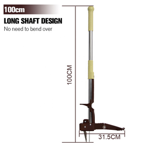 Vertak đứng lên Weed <span class=keywords><strong>puller</strong></span> 4 móng tay tay cỏ dại gốc Remover weeder với thép dài xử lý cho vườn - Product Image 4
