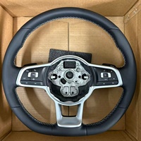 Volant en cuir noir pour Volante Para Golf Mk6 MK7 R GTI GTD GTE Polo GTI Scirocco GTI Golf 7