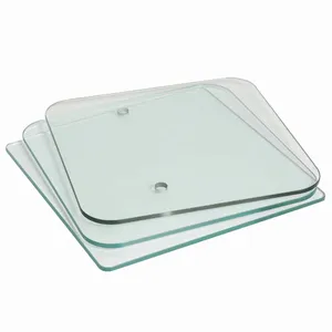 3mm 4mm 5mm 6mm verre trempé pour armoires de cuisine et portes, verre pour diviseurs de réfrigérateur