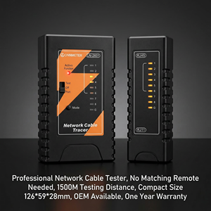 Probador de Cables LAN Individual con Diseño Ergonómico y Agarre Cómodo para Uso Diario por Técnicos Profesionales - Product Image 1