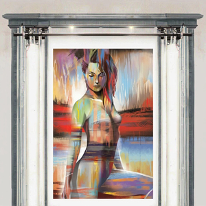 لوحة فنية جدارية تجريدية لامرأة عارية بأسلوب نوردي، طباعة رقمية حديثة على قماش لتزيين غرفة المعيشة، ملصق فريد لامرأة مثيرة - Product Image 3