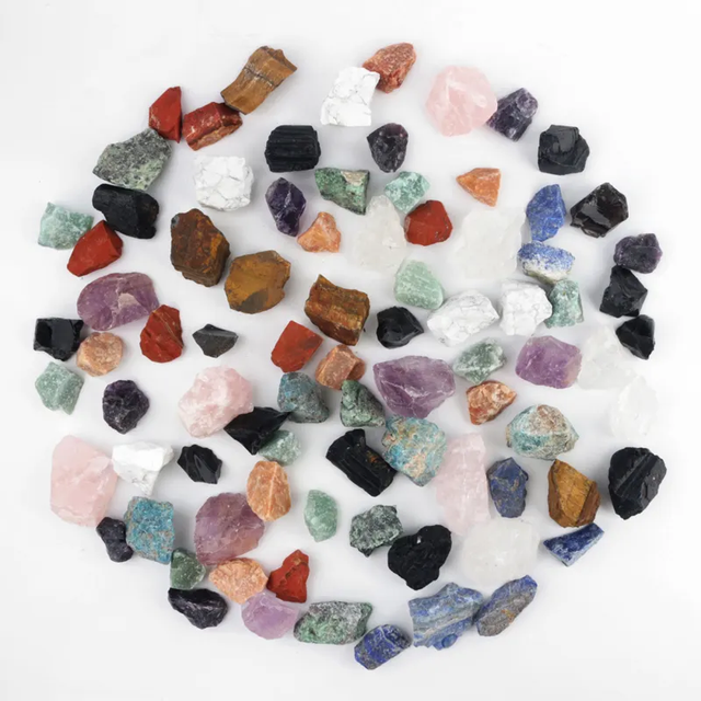 Wholesale Rough Stone Raw Gemstone Mineral Irregular Healing Natural Stone Crystals Multi Materials Raw Stones