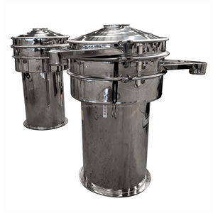 New Food Grade Rotary Vibration Filter <b>Machine</b> Vibrating Separator Motor 300-1000kg/h Capacity SUS304 Material for Home Use - Product Image 1