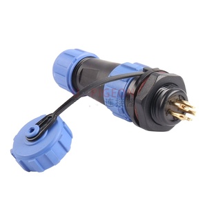 Conector de Enchufe y Toma de Aviación Impermeable <span class=keywords><strong>Yuge</strong></span> IP68 TECONICS SP11-2P 3P 4P 5P - Product Image 1